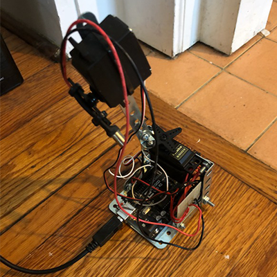 An arduino controlled servo-driven laser cat toy.